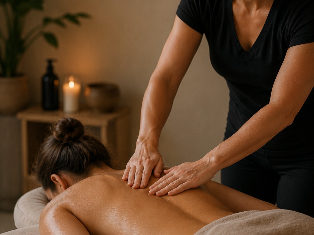 Remedial massage treatment at KOI Wellness